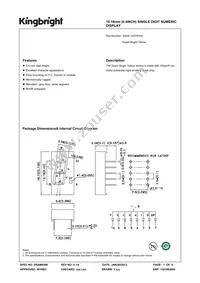 SA04-12SYKWA Datasheet Cover