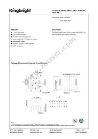 SA05-11SYKWA Datasheet Cover