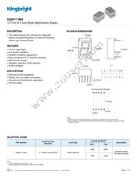 SA05-11YWA Datasheet Cover