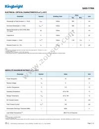 SA05-11YWA Datasheet Page 2