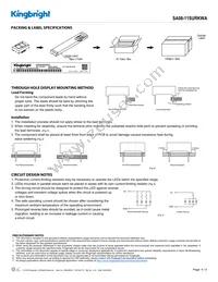 SA08-11SURKWA Datasheet Page 4