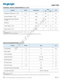 SA08-11YWA Datasheet Page 2