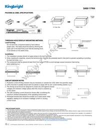 SA08-11YWA Datasheet Page 4