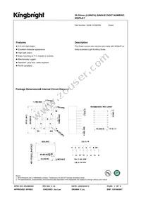 SA08-12CGKWA Datasheet Cover