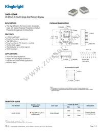 SA08-12EWA Datasheet Cover