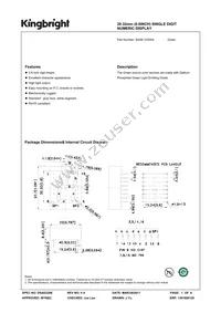 SA08-12GWA Datasheet Cover