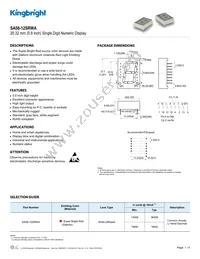 SA08-12SRWA Datasheet Cover