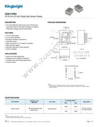 SA08-21EWA Datasheet Cover