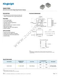 SA08-21GWA Datasheet Cover