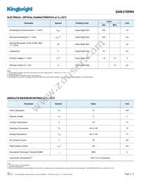 SA08-21SRWA Datasheet Page 2