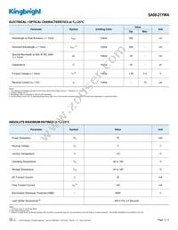 SA08-21YWA Datasheet Page 2