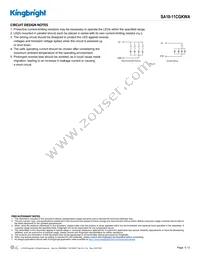 SA10-11CGKWA Datasheet Page 5