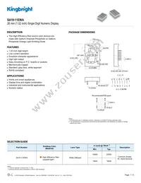 SA10-11EWA Datasheet Cover