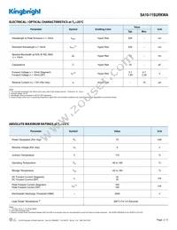 SA10-11SURKWA Datasheet Page 2