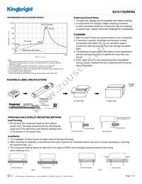 SA10-11SURKWA Datasheet Page 4