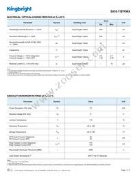 SA10-11SYKWA Datasheet Page 2