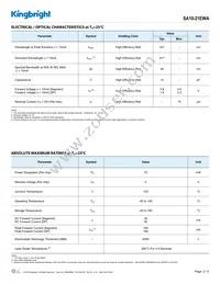 SA10-21EWA Datasheet Page 2