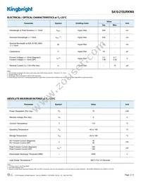 SA10-21SURKWA Datasheet Page 2