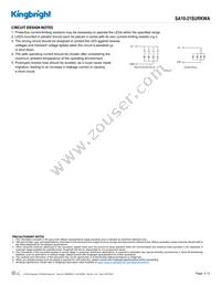 SA10-21SURKWA Datasheet Page 5