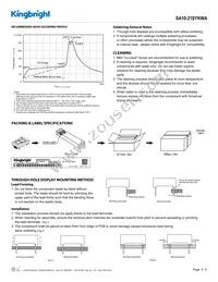 SA10-21SYKWA Datasheet Page 4