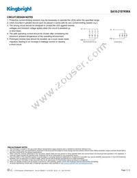 SA10-21SYKWA Datasheet Page 5