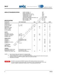 SA12 Datasheet Page 2