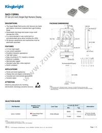 SA23-11SRWA Datasheet Cover