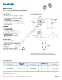 SA36-11CGKWA Datasheet Cover