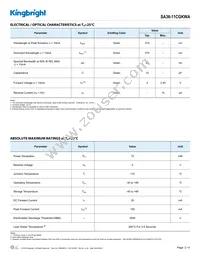 SA36-11CGKWA Datasheet Page 2