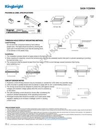 SA36-11CGKWA Datasheet Page 4