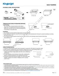 SA36-11SURKWA Datasheet Page 4