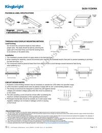 SA39-11CGKWA Datasheet Page 4