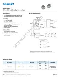 SA39-11GWA Datasheet Cover