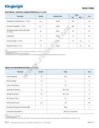 SA39-11GWA Datasheet Page 2