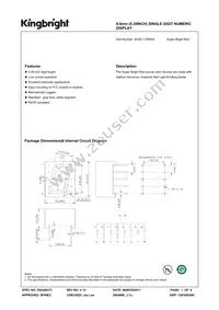 SA39-11SRWA Datasheet Cover