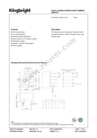 SA39-11YWA Datasheet Cover