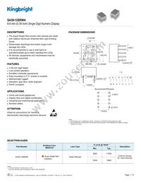 SA39-12SRWA Datasheet Cover