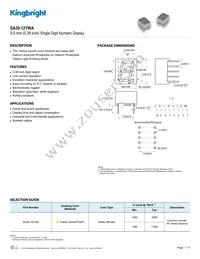 SA39-12YWA Datasheet Cover