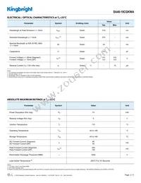 SA40-19CGKWA Datasheet Page 2