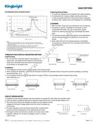 SA40-19SYKWA Datasheet Page 4