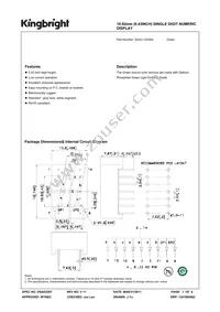 SA43-13GWA Datasheet Cover