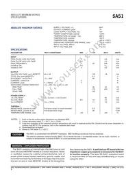 SA51 Datasheet Page 2