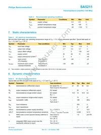 SA5211D/01 Datasheet Page 3