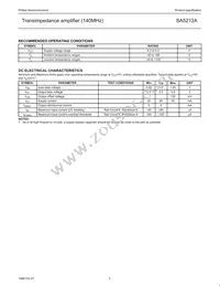 SA5212AD/01 Datasheet Page 3