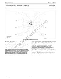 SA5212AD/01 Datasheet Page 16