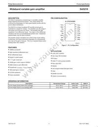 SA5219D Datasheet Page 2