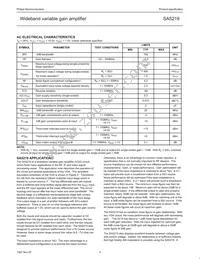 SA5219D Datasheet Page 4