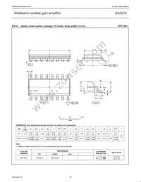 SA5219D Datasheet Page 16