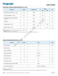 SA56-11CGKWA Datasheet Page 2