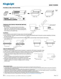 SA56-11CGKWA Datasheet Page 4